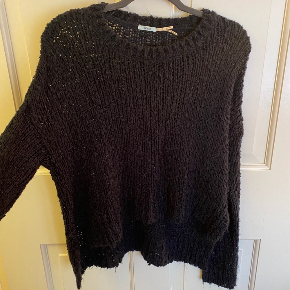navy sweater